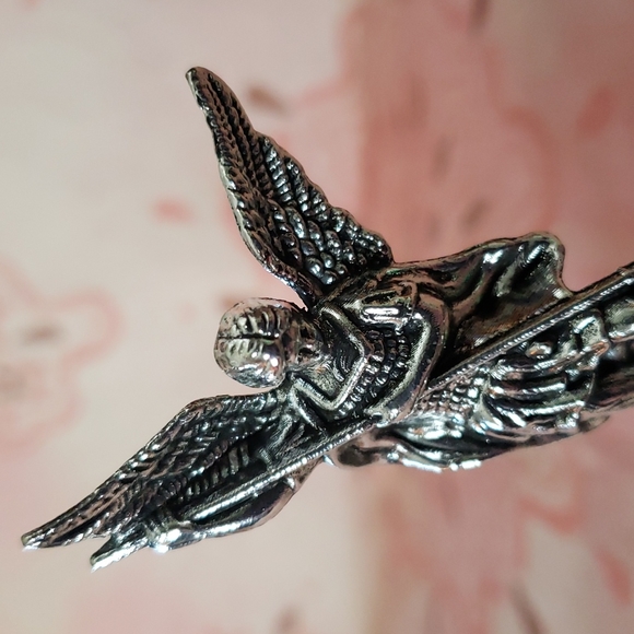 (B) St Michael Statue Catholic Angel Angel Statue - Picture 8 of 12